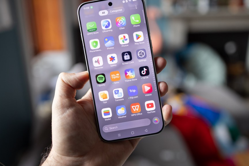 Image of an Android phone app drawer
