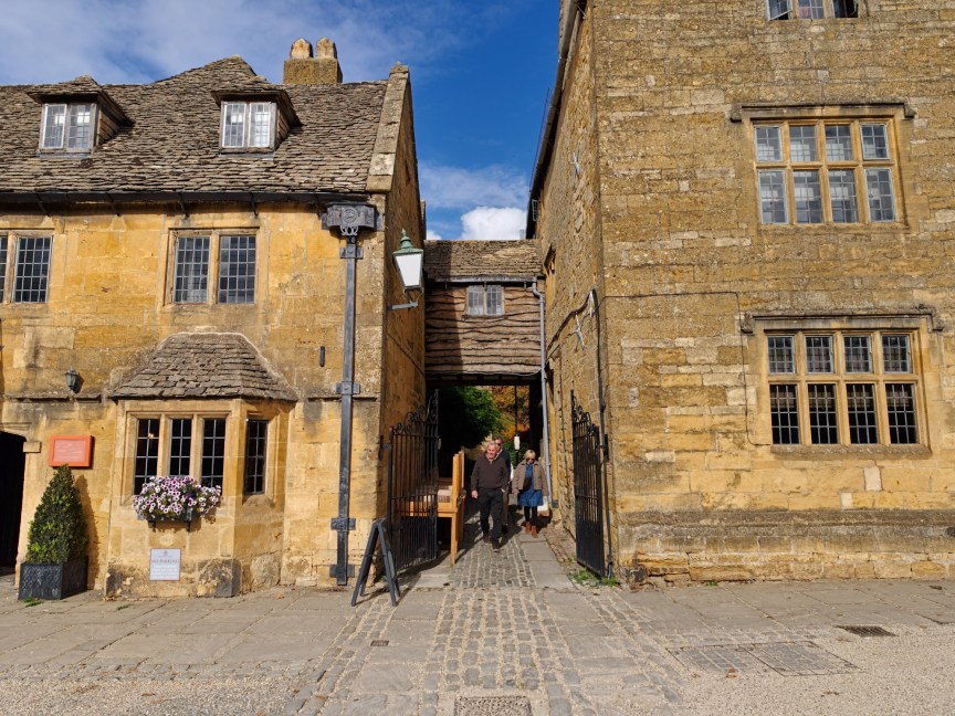 Image of old buildings under a blue sky