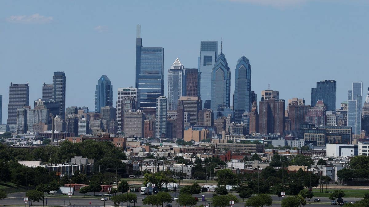 The Philadelphia skyline