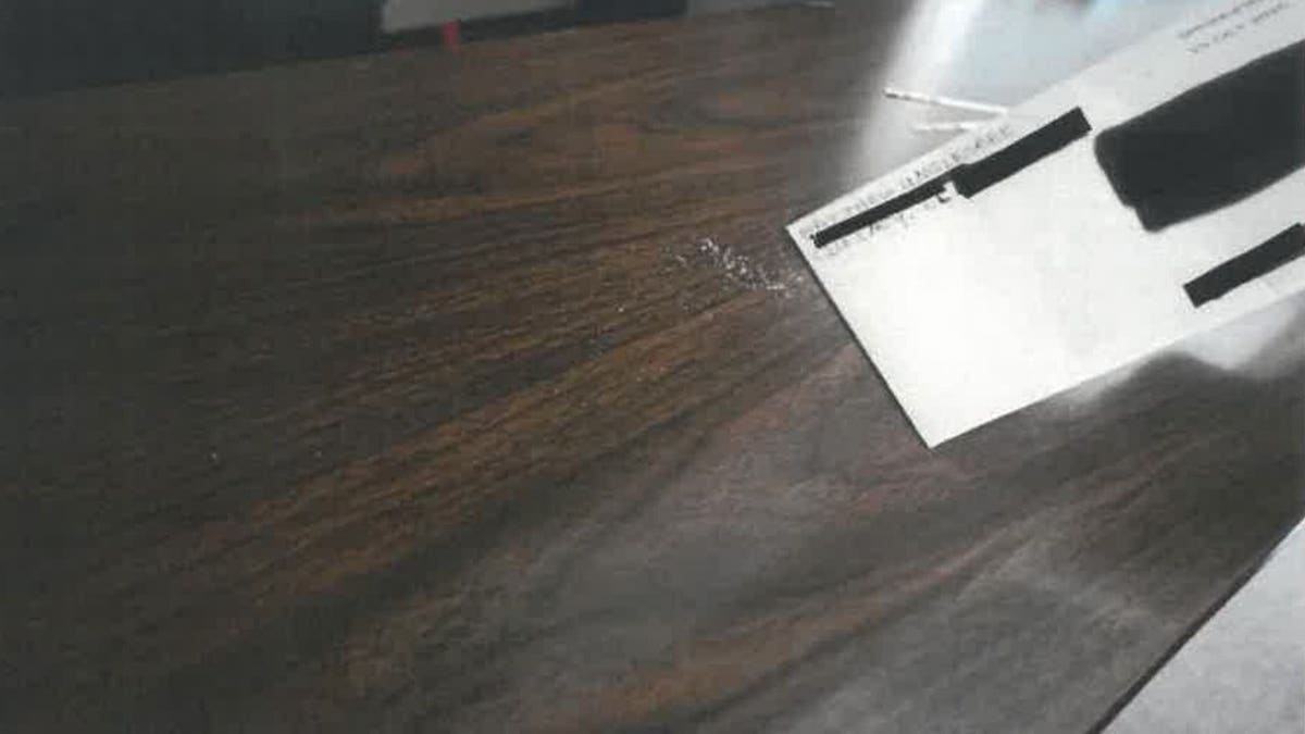 A letter sent to a Congressperson in Illinois containing an unknown white substance