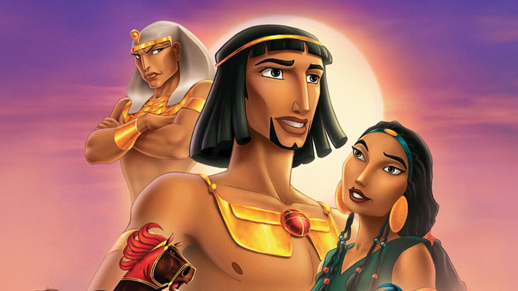 Key art for Dreamworks Animation movie Prince of Egypt.