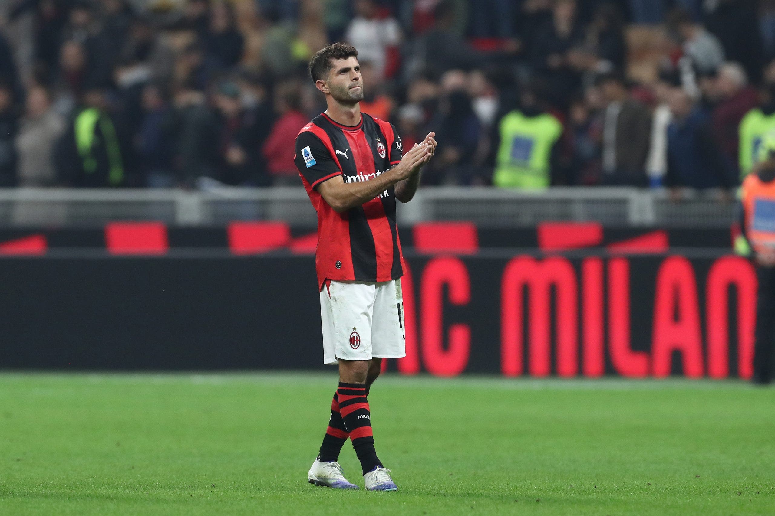 Christian Pulisic's future will remain in Milan. (Photo by Marco Luzzani/Getty Images)