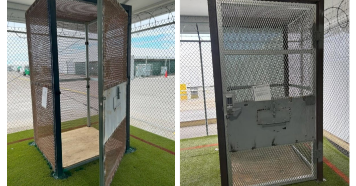 Alligator Alcatraz held detainees in “cramped conditions,” sometimes “small metal enclosures,” DHS watchdog finds