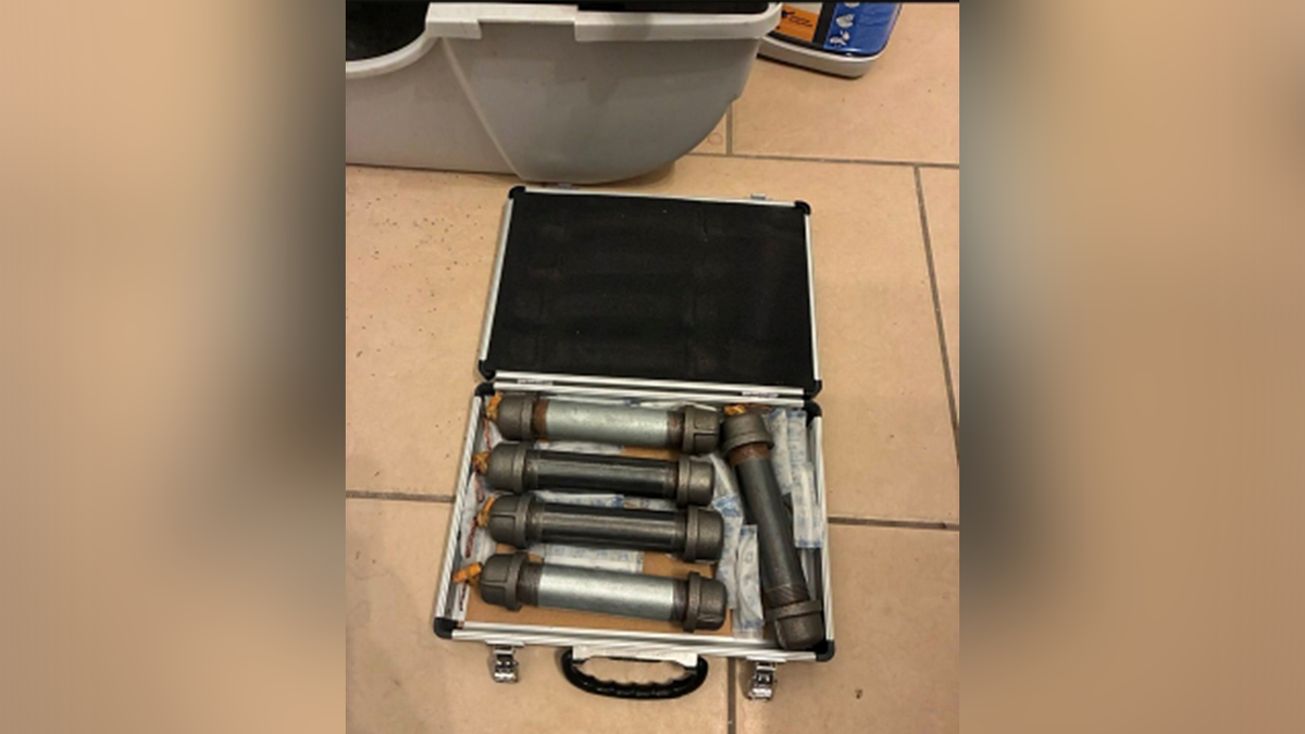 Case of evidence found at Skyler AJ Rose's home
