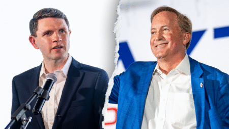Dueling rallies thrust deep-red Lone Star town into the center of the political universe