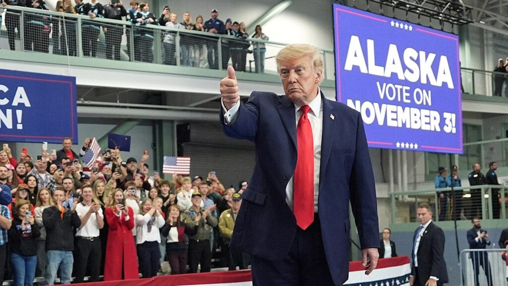 Trump says 'we are looking into' other Dan Sullivan on Alaska ballot, warns about governor's race