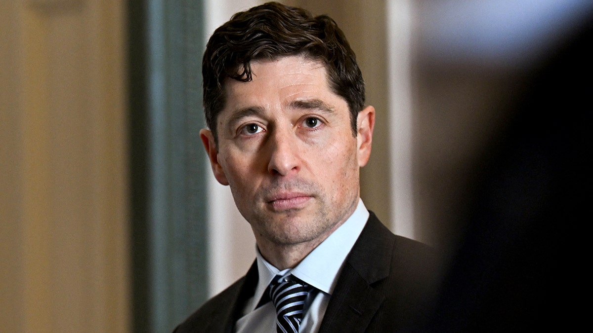 Minneapolis Mayor Jacob Frey looking into a camera