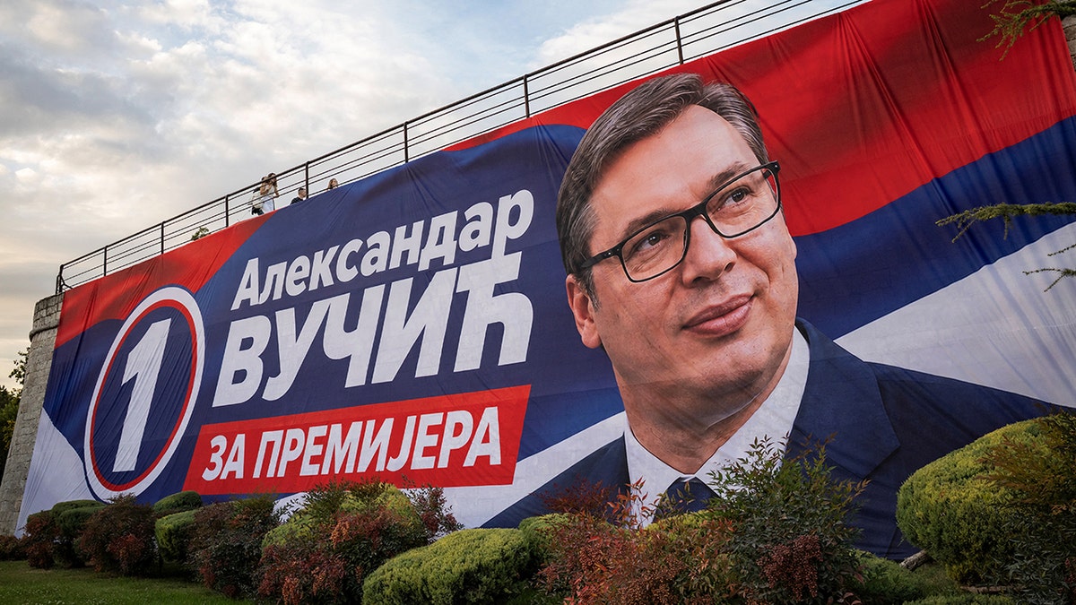 Vucic election poster